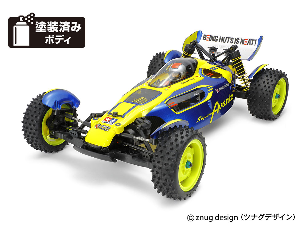 組立塗装済・新品・未走行 アバンテ ブラックスペシャル ラジコン ボディ-