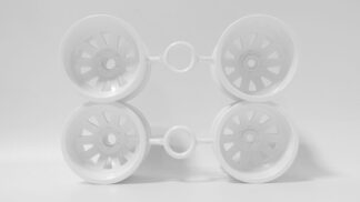 タミヤ　ホイール（F/R1台分）（白：50451,50452）（共通）　カスタマーサービスパーツ　19335110-000