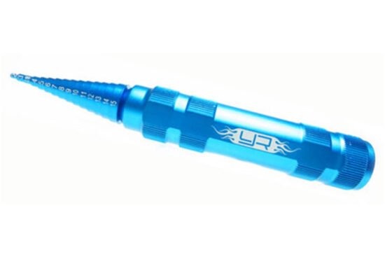 yeah racing　アルミベアリングインナーサイズメジャー&テスター 2～15mm計測 ブルー　YT-0074BU