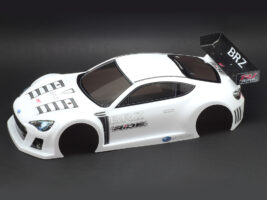 RIDE　M−シャシー用 スバル BRZ レースカーコンセプトボディ ホワイト プリント済み SUBARU BRZ Race Concept bodyshell for M-Chassis Pre-printed WHITE　27027