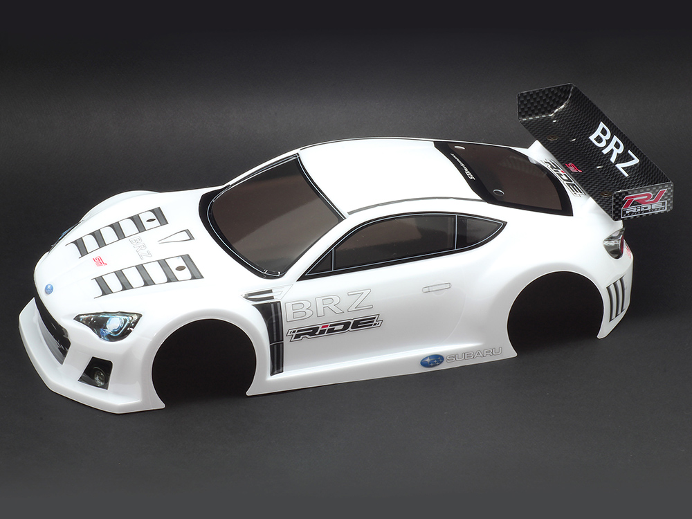RIDE M−シャシー用 スバル BRZ レースカーコンセプトボディ ホワイト