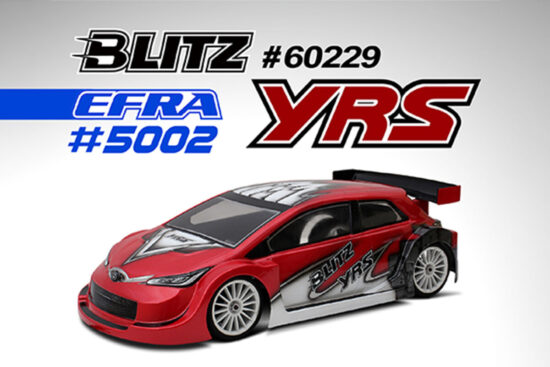 アクティブホビー　BLIZT製 YRSボディ FWD&EPツーリングボディ ボディステスナー付　0.5mm厚　60229-05