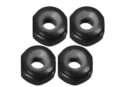 イーグル模型　超軽量アルミ ナイロン2mmナット 4個[BK]　2314mini-bk