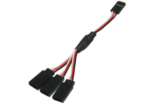 イーグル模型　RX三股コネクター22GAワイヤー9cm(フタバタイプ)　3886-3