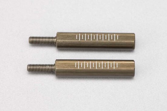 ヨコモ　フロントロアAアーム用 アルミ製 27mm ロッドエンドアダプター　D-156-27AA