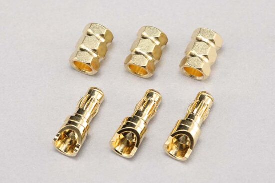 ヨコモ　レーシングパフォーマー Φ3.5 バナナコネクター オス/メスセット　RP-107A