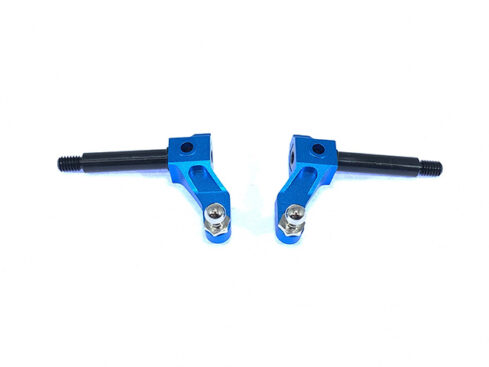 スクエア　アルミナックル（タミヤCW-01ランチボックス用)ブルー　Aluminum Uplight (for Tamiya CW-01) Blue　SCW-35B