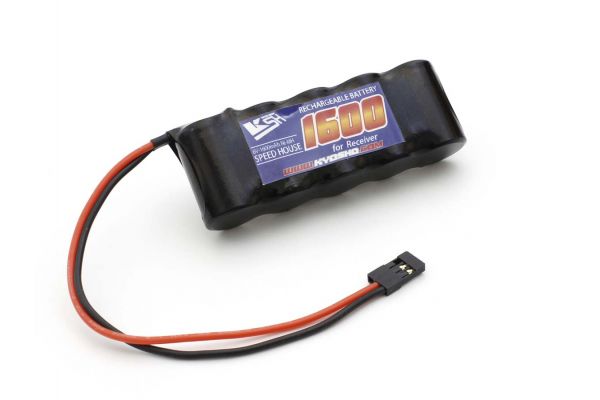 Speed HOUSE Ni-MH (ニッケル水素) バッテリー 6V-1600mAh RX用 (受信機用) ストレート型 71352