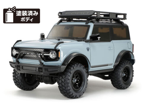 タミヤ　1/10RC フォード ブロンコ 2021 塗装済みブルーグレイボディ (CC-02シャーシ)　47483