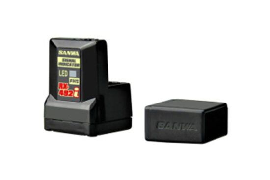 サンワ　RX-492i　2.4GHz FHSS5　スペクトラム拡散方式　4ch　受信機 107A41384B