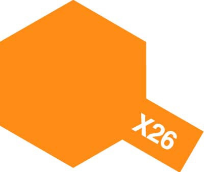 タミヤ　タミヤカラーアクリルミニ X-26 クリヤーオレンジ　81526