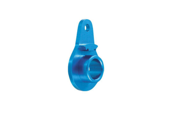 スクエア　アルミサーボセイバー タミヤハイトルクサーボセイバー用 タミヤブルー1個穴 Aluminum servo saver (for TAMIYA High Torque Servo Saver) one TAMIYA Blue hole　TGE-22TB