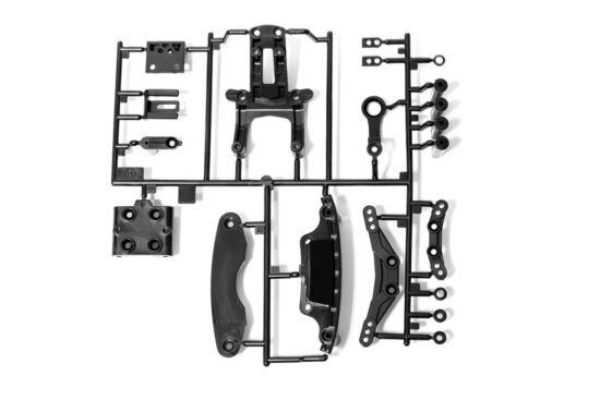 タミヤ　M-08 Bパーツ　黒(バンパー)(ガラス入)(58669)(共通)　カスタマーサービスパーツ　19006714-000
