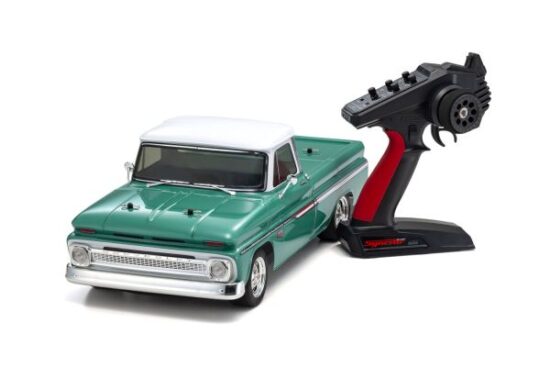 京商　1/10 EP 4WD フェーザーMk2 FZ02L レディセット 1966 シボレー C10 フリートサイド ピックアップ ライトグリーン 34435T1