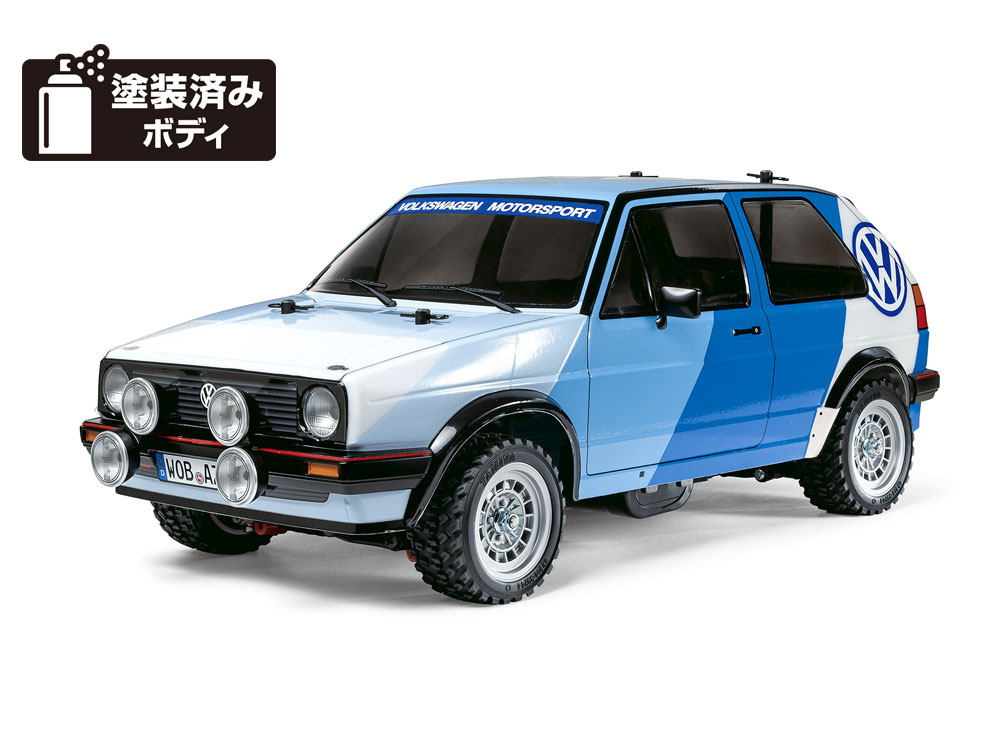 タミヤ 1/10RC フォルクスワーゲン ゴルフII GTI 16V ラリー (MF-01X