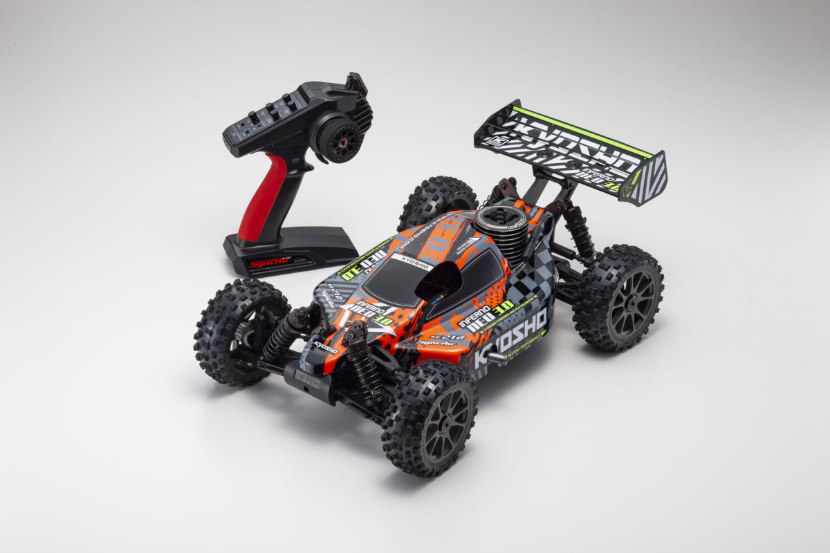 京商　1/8 GP 4WD レーシングバギー レディセット インファーノNEO 3.0 カラータイプ5（レッド）　33012T5