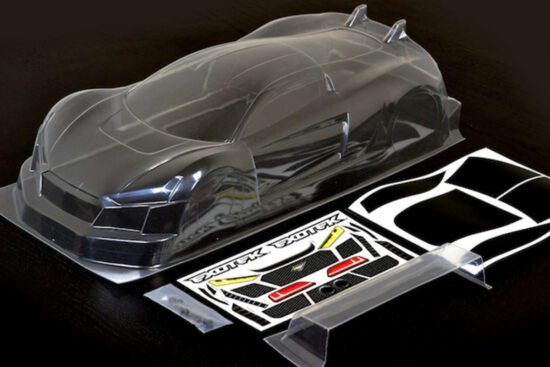 EXOTEK　R-TEK GT（USGT公認）1/10 USGT LEXAN™ クリアーボディ 専用ウィング付属　#1863　
