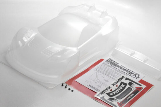 EXOTEK　TYPE A（USGT公認）1/10 USGT LEXAN™ クリアーボディ 専用ウィング付属　#2064