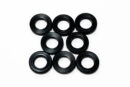 TOPLINE　黒色デルリンスペーサー M2.6 1.0mm8　TP-5110