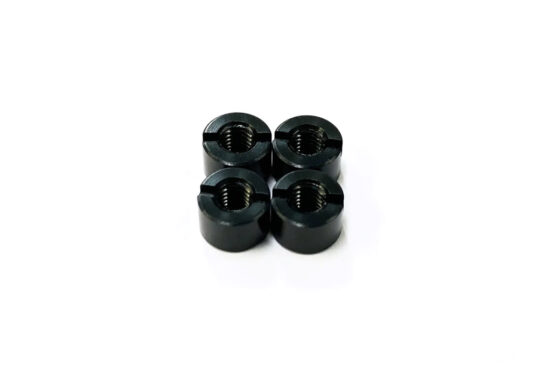 TOPLINE　アルミ汎用カラー ブラック M3.0用 全長4mm　TP-5604