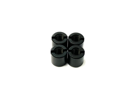 TOPLINE　アルミ汎用カラー ブラック M3.0用 全長6mm　TP-5606