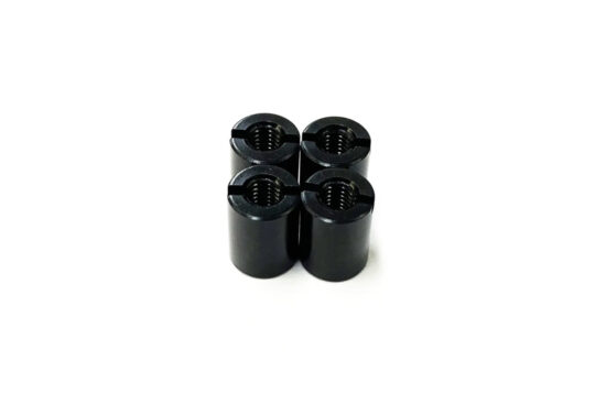 TOPLINE　アルミ汎用カラー ブラック M3.0用 全長8mm　TP-5608