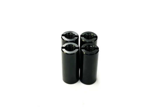 TOPLINE　アルミ汎用カラー ブラック M3.0用 全長14mm　TP-5614