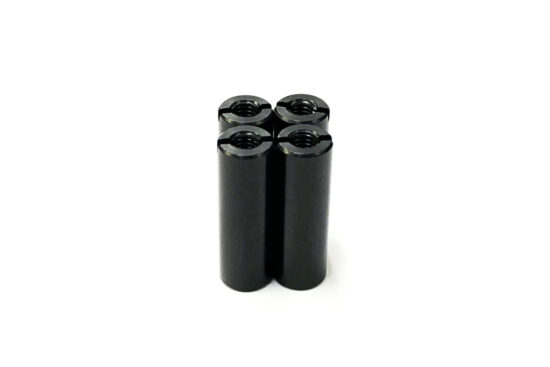 TOPLINE　アルミ汎用カラー ブラック M3.0用 全長18mm　TP-5618