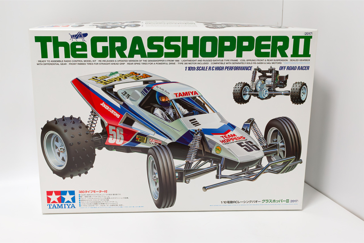 中古販売】 タミヤ タミヤ 1/10RC グラスホッパーII （2017） （未