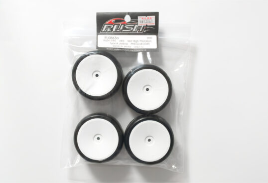 RUSH TIRE　VR3　36X High Precision A Type yellow　PREGLUEDTIRE　RU0863A