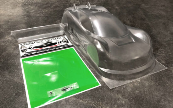 EXOTEK　USGT LEXAN クリアーボディ 専用ウィング付属 J-ZERO(USGT公認)　#1884
