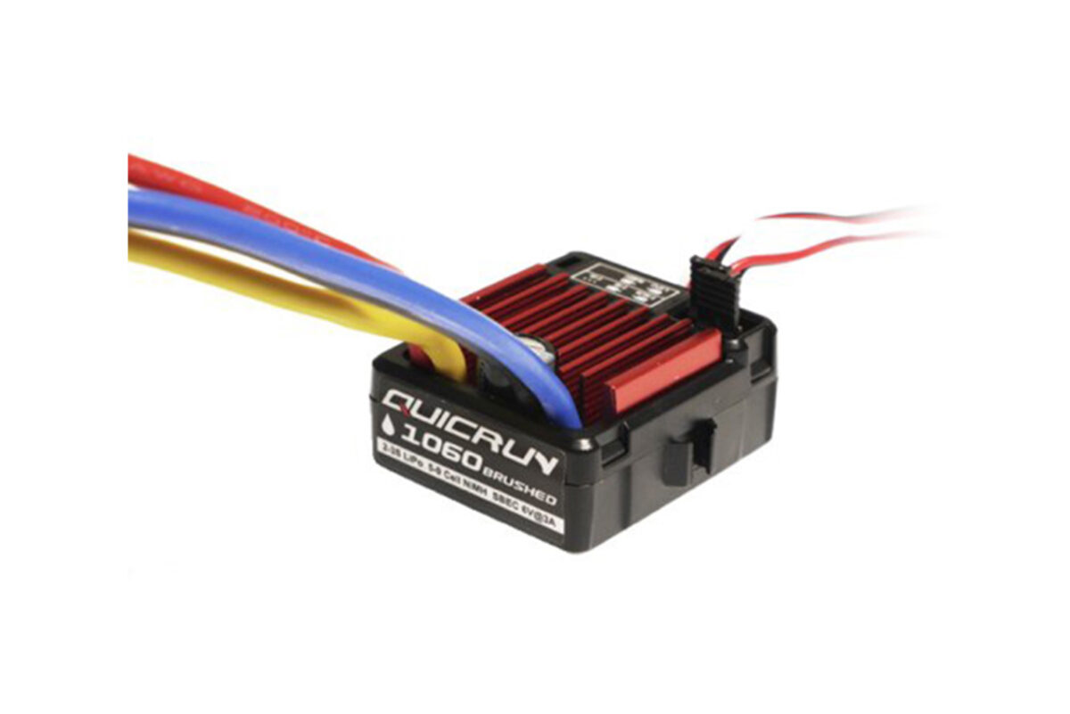 HOBBYWING　QuicRUN-WP-1060-Brushed BEC内蔵3A/6V 1/10用  Tプラグ仕様　30120203