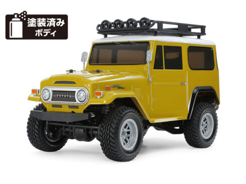 タミヤ　1/10RC トヨタ ランドクルーザー 40 塗装済イエローボディ (CC-02シャーシ)　47490