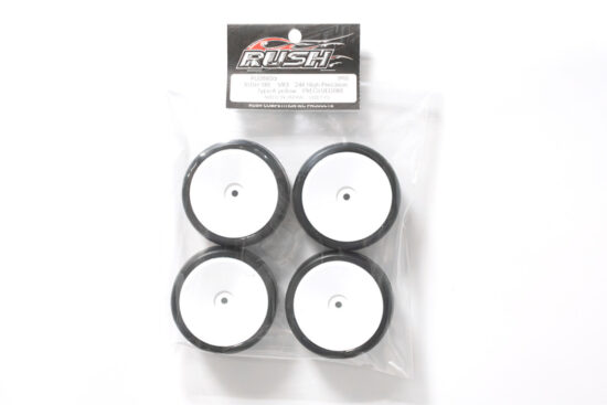 RUSH TIRE　VR3　24X High Precision A Type yellow　PREGLUEDTIRE　RU0860A