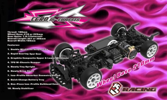 3レーシング　セロスポーツM210 ミニ4WD　KIT-CERO-SPORT-M210