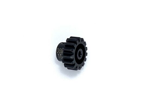 スクエア　08Mハードスチールピニオンギヤ15T　Hard steel pinion gear 0.8M 15T for Tamiya Wild one　TGX-915