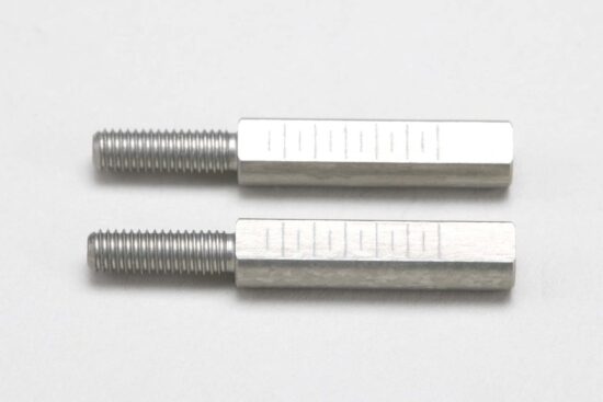ヨコモ　RD2.0用 アルミ製 Φ4.5mm ロッドエンドアダプター　Φ4.5×17mm(2 本入)　RD-008FA17