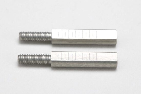 ヨコモ　RD2.0用 アルミ製 Φ4.5mm ロッドエンドアダプター　Φ4.5×19mm(2 本入)　RD-008FA19