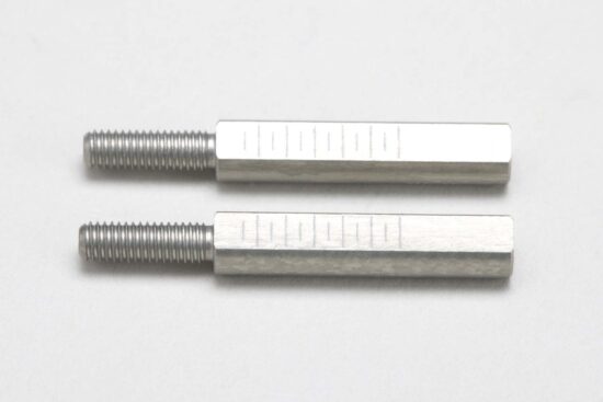 ヨコモ　RD2.0用 アルミ製 Φ4.5mm ロッドエンドアダプター　Φ4.5×21mm(2 本入)　RD-008FA21