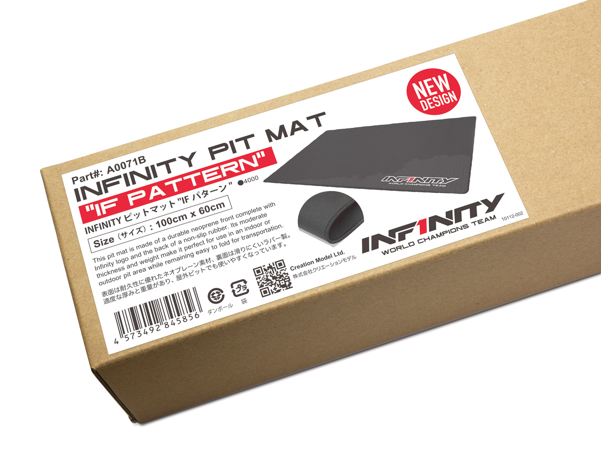 INFINITY　INFINITYピットマット "IFパターン"（100x60cm/ブラック）　A0071B