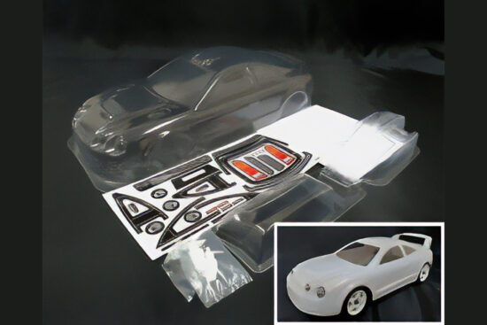 アスカクリエート　1/10 ラリーカーボディ 205 GT-4  190mm幅  AV0108