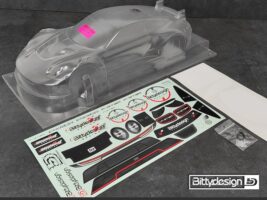 Bittydesign　P-GT3R クリアーボディ 1/10 GT 190ｍｍ ライトウェイト　BDGT-190PGT3R