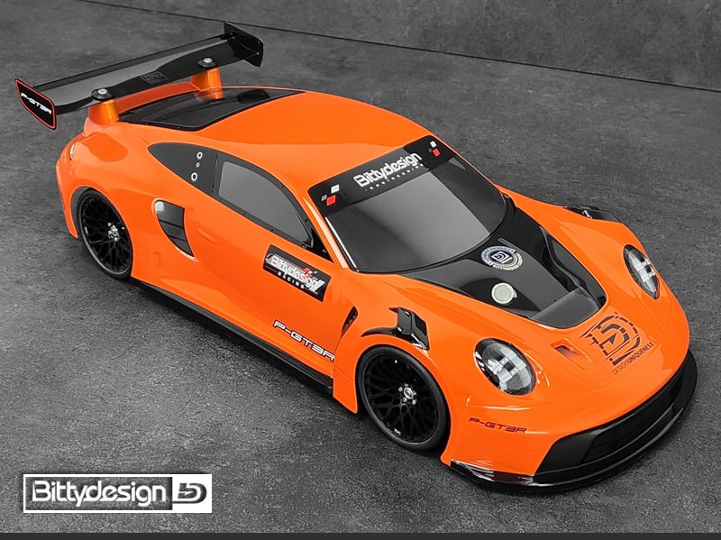 Bittydesign　P-GT3R クリアーボディ 1/10 GT 190ｍｍ ライトウェイト　BDGT-190PGT3R