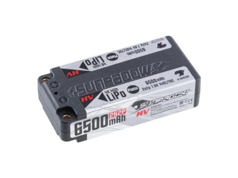 SUNPADOW 7.6V / 6500mAh / 140C Platin HVリポバッテリー (ショート) JA0035H