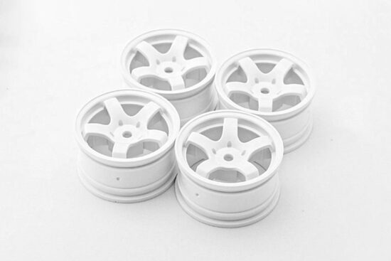 スイープ　ミニ用５本スポークホイール タイプA　ホワイト　４個入　SW0001