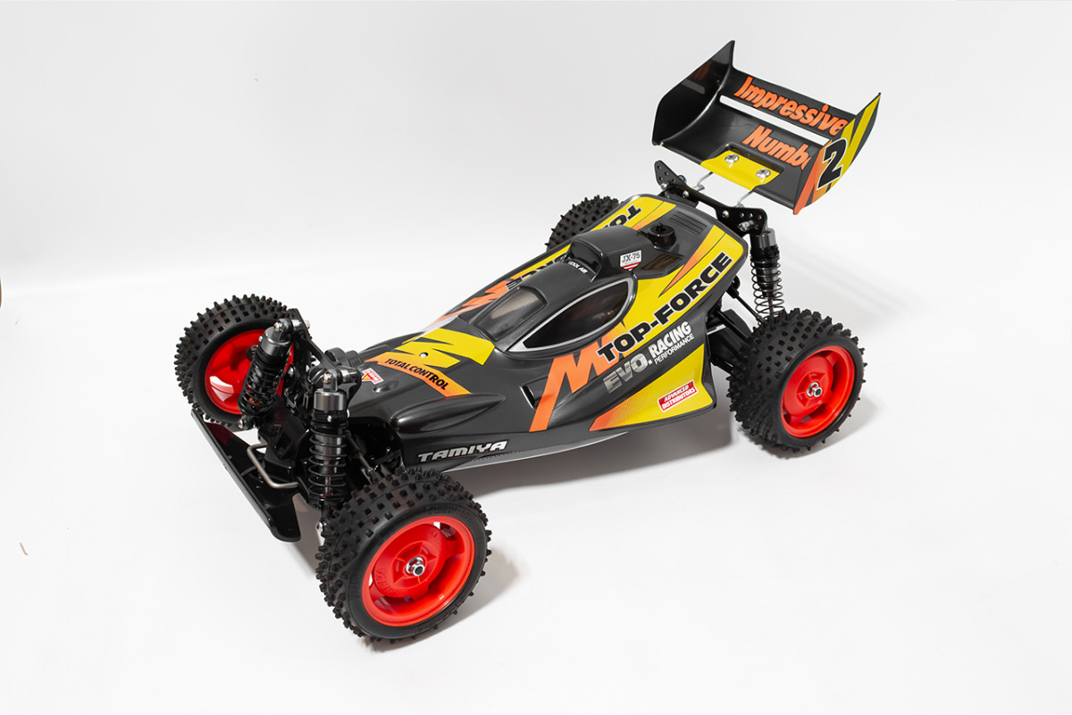 【中古販売】　タミヤ　1/10RC トップフォース EVO. (2021)　サーボ・ブラシレスモーター10.5T・ブラシレスESC・オプション付き