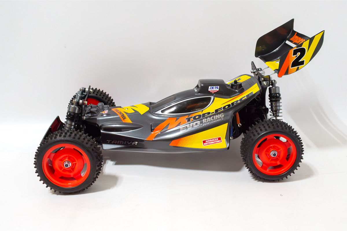 【中古販売】　タミヤ　1/10RC トップフォース EVO. (2021)　サーボ・ブラシレスモーター10.5T・ブラシレスESC・オプション付き