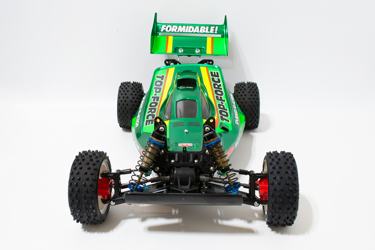 【中古販売】　タミヤ　トップフォース サーボ・ブラシレスモーター10.5T・ESC・オプション多数(未走行)