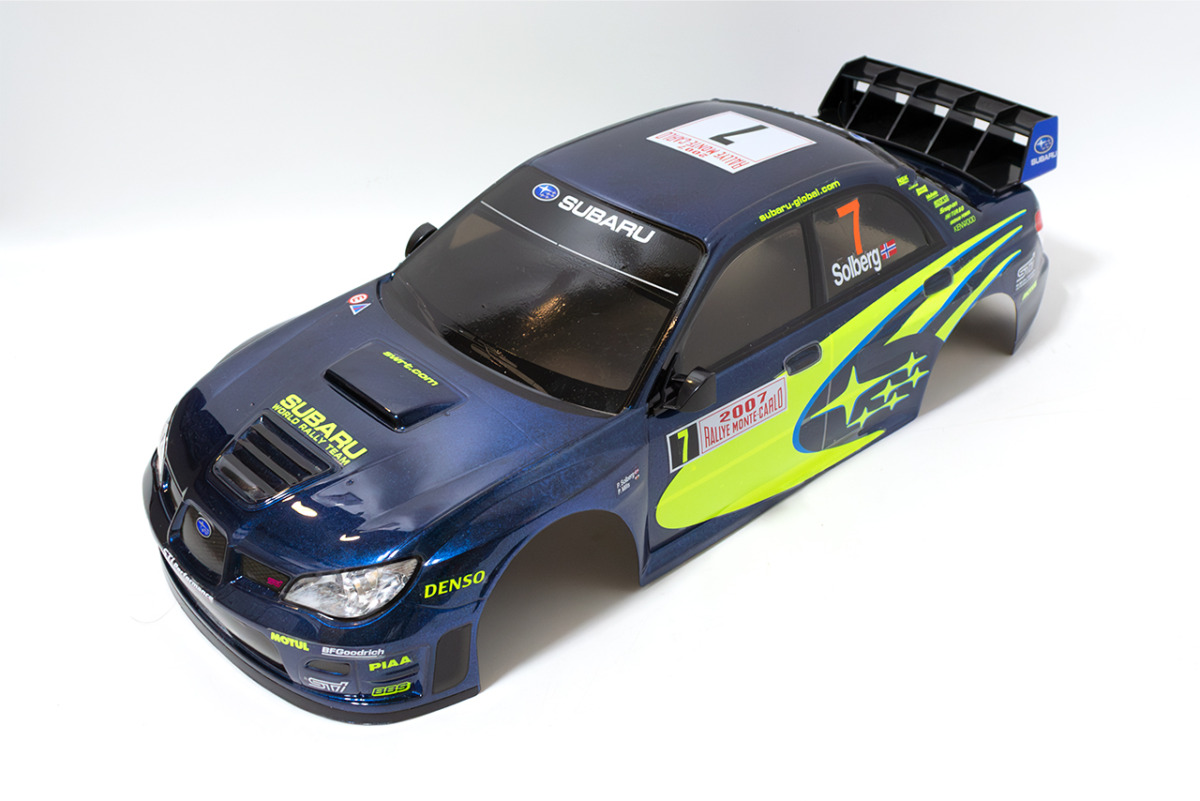 【中古販売】　タミヤ　1/10RC スバル インプレッサ WRC モンテカルロ’07 スペアボディ(塗装済み)