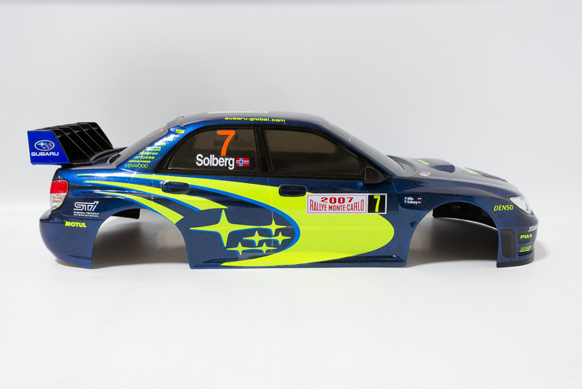 【中古販売】　タミヤ　1/10RC スバル インプレッサ WRC モンテカルロ’07 スペアボディ(塗装済み)